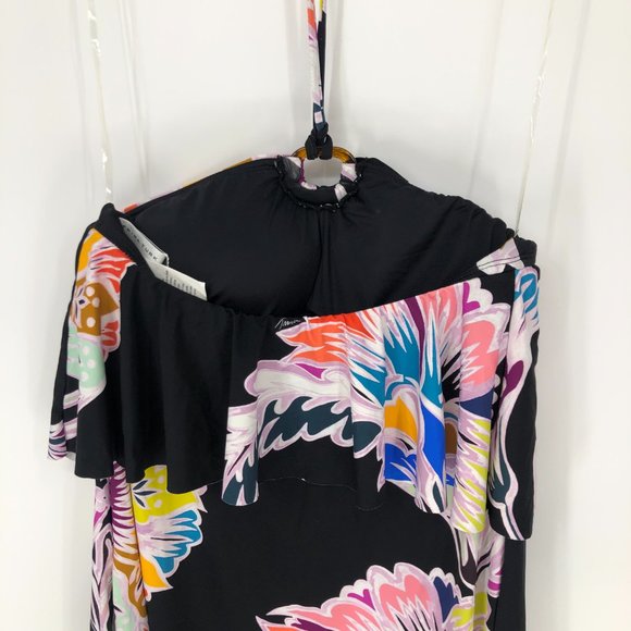 Trina Turk Floral Halter Swim Coverup Dress XS - Picture 9 of 12